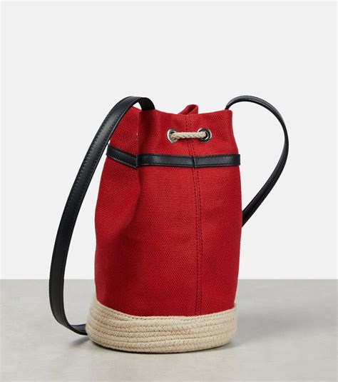 Loro Piana Sailor Mini canvas bucket bag Loro Piana
