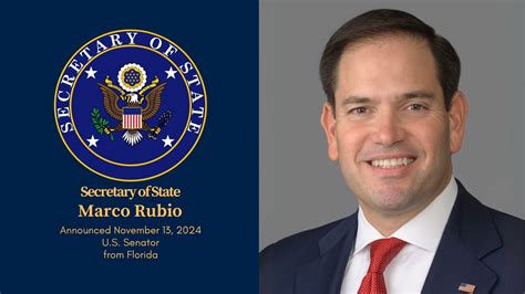 President-Elect Donald Trump Nominates Florida Senator Marco Rubio as U ...