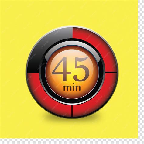 Premium PSD | 45 Minute timer icon