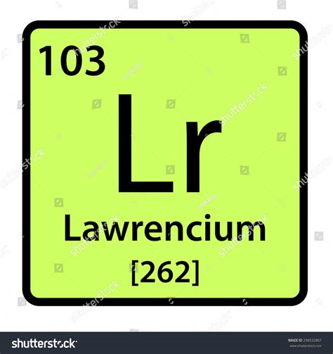 Lawrencium Periodic Table