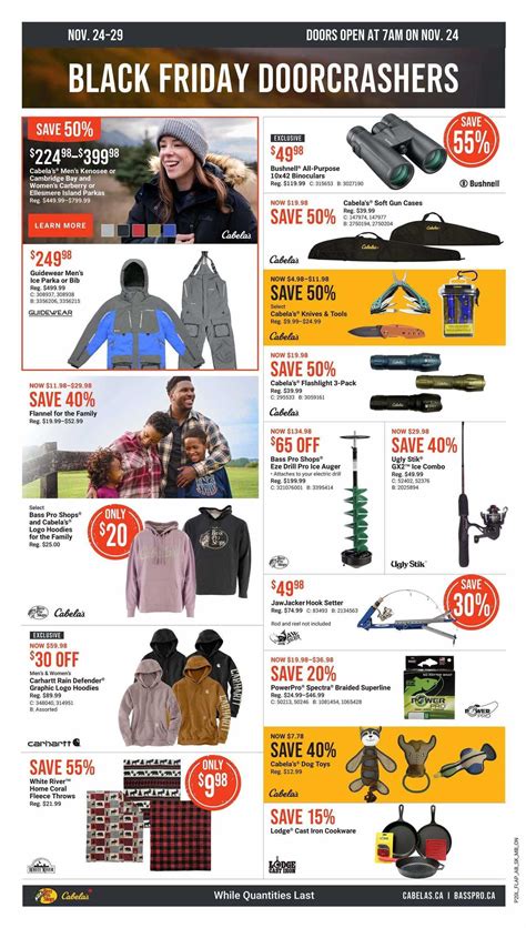 Cabela's Black Friday Flyer November 24 to 29, 2023
