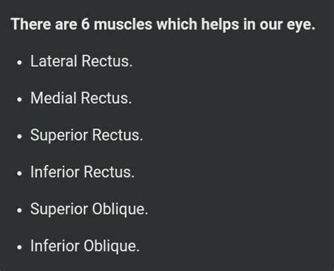 Name six muscles with their action. - Brainly.in