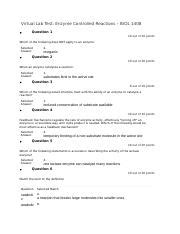 Image result for Enzyme-Controlled Reactions Virtual Lab