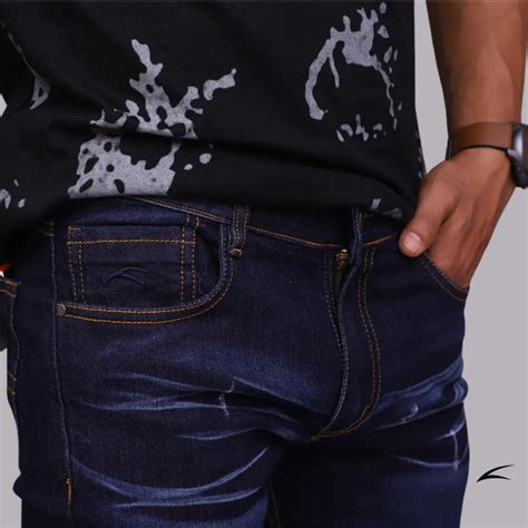 Men's Eagle Denim Jeans - Timeless Dark Blue – Jetlycot