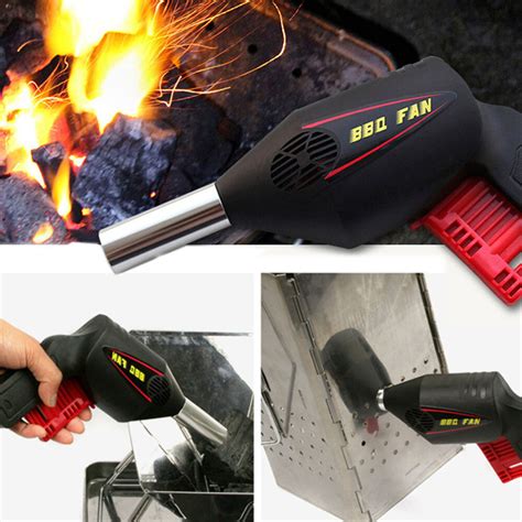 Buy Charcoal Chimney Starter Fire Blower Fire Pit Hand Blower Grill ...