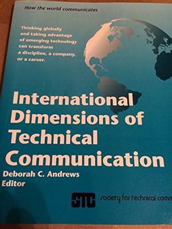 The International Dimensions of Technical Communication : Cook, Rae G ...