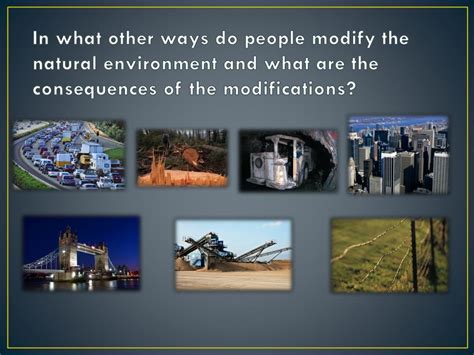 Image result for Modifying the Environment