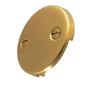 Buy Kingston Brass DTT107 Bathtub Overflow Plate, Brushed Brass 3-3/16 ...
