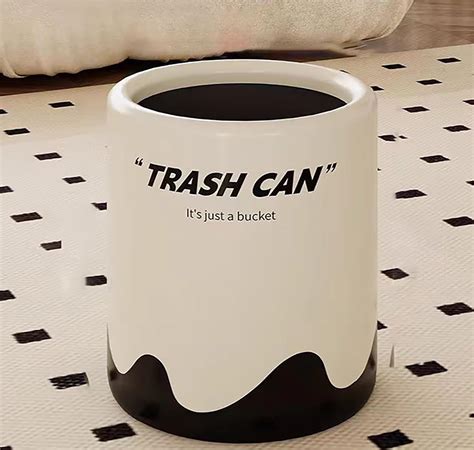 Stylish Trash Can with Lid (8-Litre) – House of quirk