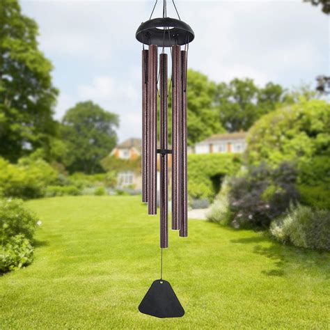Wind Chimes Outdoor Large Deep Tone, 36 Inches 5 Metal Tubes Wind ...