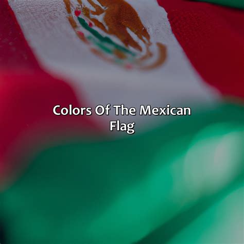 What Color Is The Mexican Flag - colorscombo.com