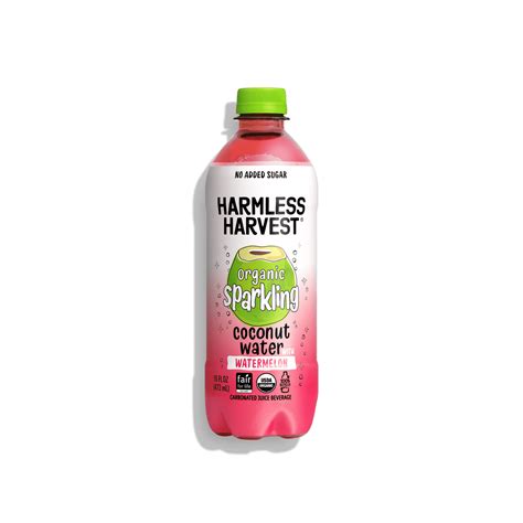 Harmless Harvest Organic Sparkling Coconut Water - Harmless Harvest ...