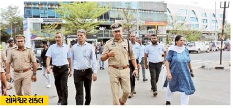 SVNIT circle 60 feet and road 35 to 50 feet, Police Commissioner's ...