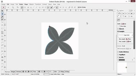 Embird Digitizing 的图像结果
