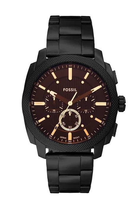 Fossil FS6097: Buy Fossil Machine Black Watch FS6097 for Men at Best ...
