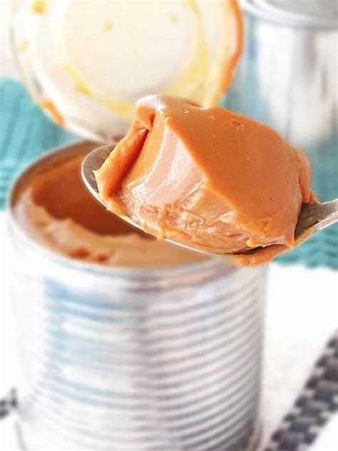 Homemade Dulce de Leche (Cooked Condensed Milk) - Olga in the Kitchen