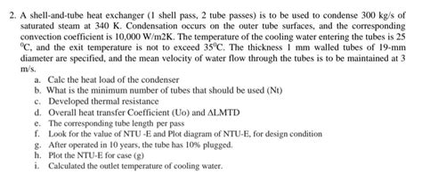 Image result for Heat Exchanger Sample Problem Shell and Tube