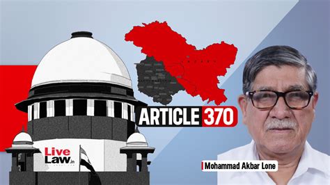 Article 370 Case Petitioner Files Affidavit In Supreme Court Affirming ...