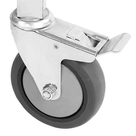 CLAUKING Storage Trolley, Detachable Stainless Steel 3-Tier Catering ...