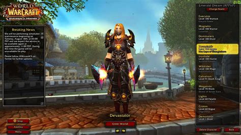 My WoW Characters BC-WOD Lots of Legionaries! (50 Sub Special) Thanks ...