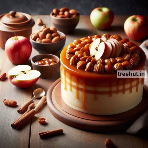 Eggless Caramel Apple Cake Recipe and 40 Cake Decoration Techniques for ...