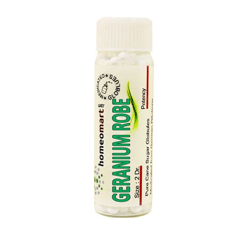 Buy Geranium Robertianum Homeopathy 2 Dram Pellets 6C, 30C, 200C, 1 M ...