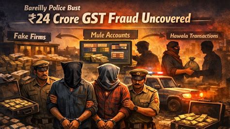 Bareilly Police Unearths Massive Rs. 24 Crore GST Fraud Linked to ...