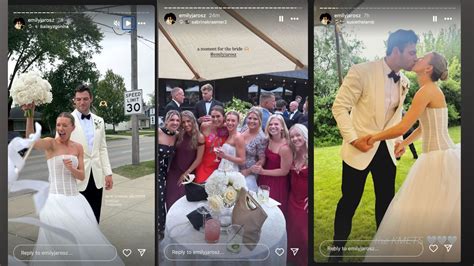 Bears TE Cole Kmet gets married to longtime girlfriend Emily Jarosz [In ...