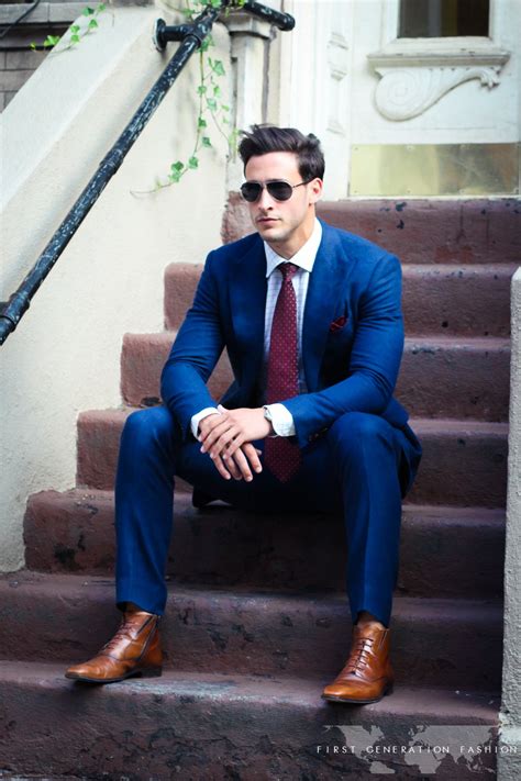 The ultimate guide to wearing a blue suit with brown shoes – Artofit