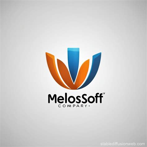 Melosoft Software Company Logo | Stable Diffusion Online