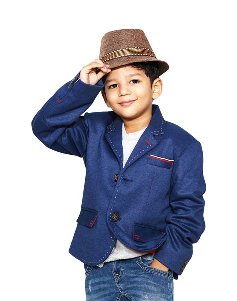 Children's Party Wear Navy Blue Blazer | Boys Formal Jacket