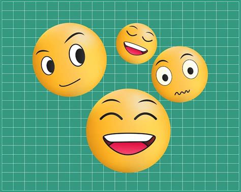 3d gelb emoji gesicht emotion chartoon charakter illustration design ...