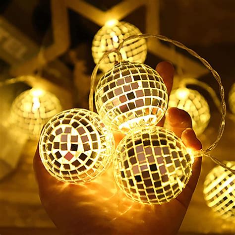 Discover with our Disco Ball Mirror String Light – Chronos Lights