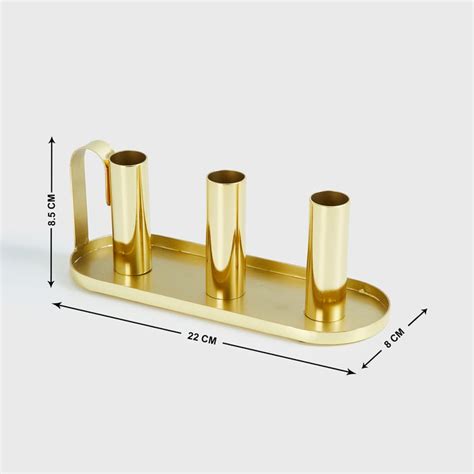 Buy Splendid Metal Candle Holder from Home Centre at just INR 899.0