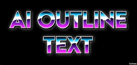 Image result for Ai Outline Text