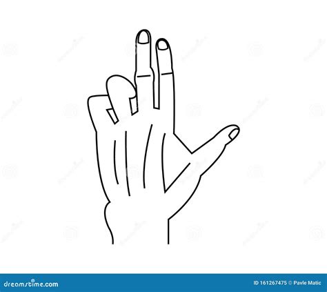 Pope Hand Sign Of Benediction On White Cartoon Vector | CartoonDealer ...