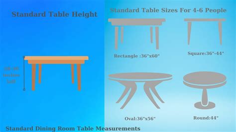 Image result for Table Size Chart