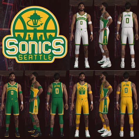 Seattle SuperSonics Branding/Design : r/NBA2k