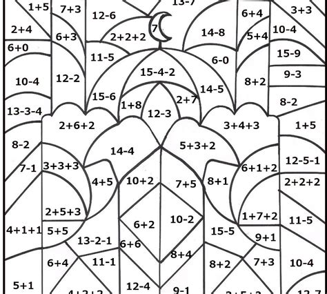 Image result for 3rd Grade Color Math Worksheets Printable