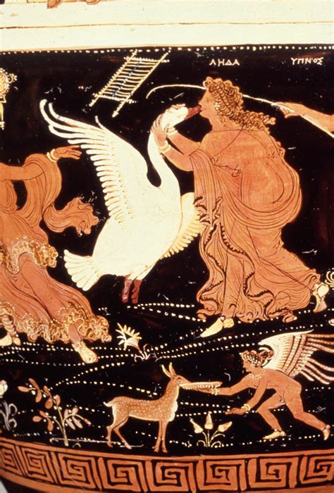 Painting Of Zeus As A Swan