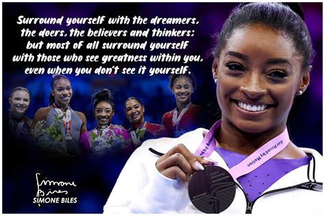 Simone Biles Motivational Poster Quote Inspirational Quotes Classroom ...