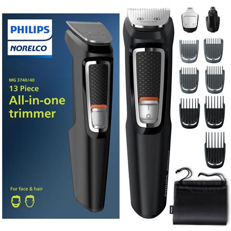 Norelco Philips Multi Groomer All-in-One Trimmer Series 3000-13 Piece ...