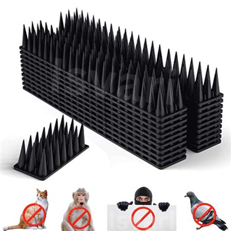 CHANCEUX Anti Bird Plastic Spikes Black (5 pcs Set) for AC Balcony ...