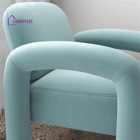 Tarika Solid Wood and Fabric Arm Chair | Living Room Chair | Lounge Ch ...