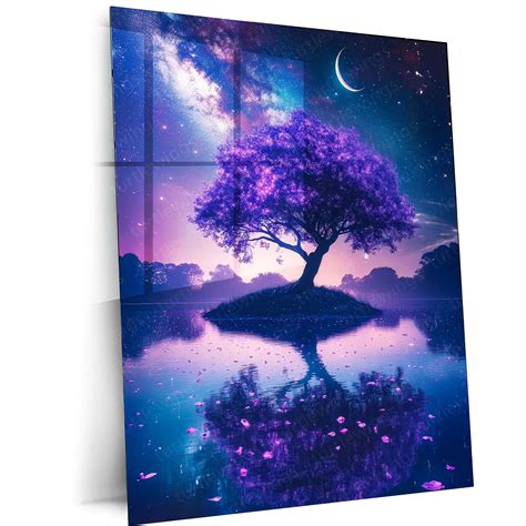 Urban Aesthetic Metal Poster | Aesthetic Tree Metal Poster – Nature-In ...