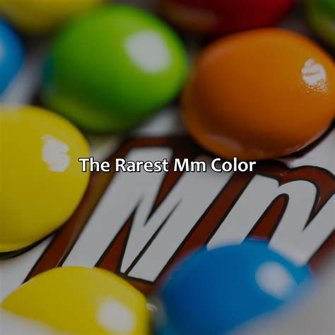 What Is The Rarest M&M Color? - colorscombo.com