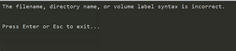 Image result for Volume Label Syntax Is Incorrect