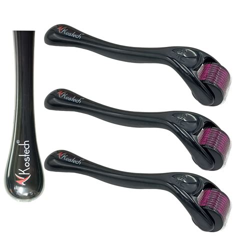 KOSTECH Dermaroller 540 Titanium Alloy Needles Derma Roller (1.5 mm ...