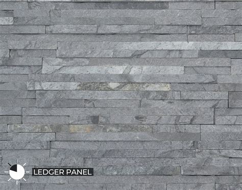Best Silver Grey Interior Stone Wall Covering Design