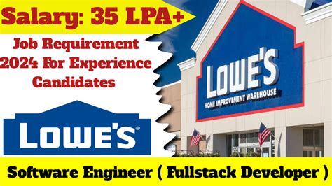 Lowe's: Selection and Interview process, Questions/Answers ...